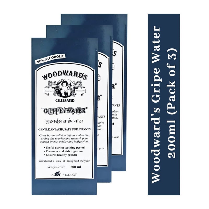 Woodward's Woodwards Woodward'S Gripe Water 200Ml (Pack Of 3) - Image 3